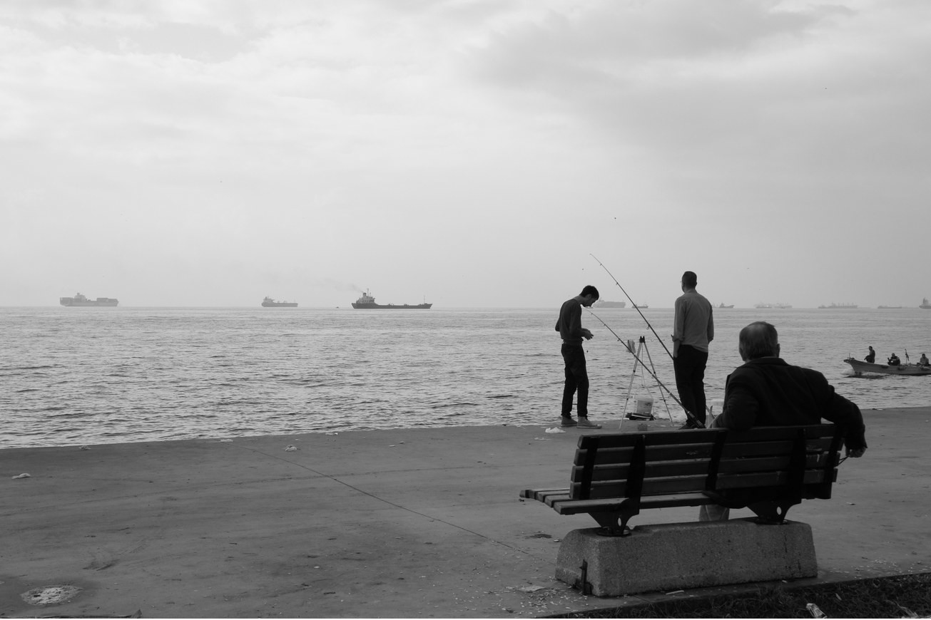 Angeln am Bosporus Instanbul 2012