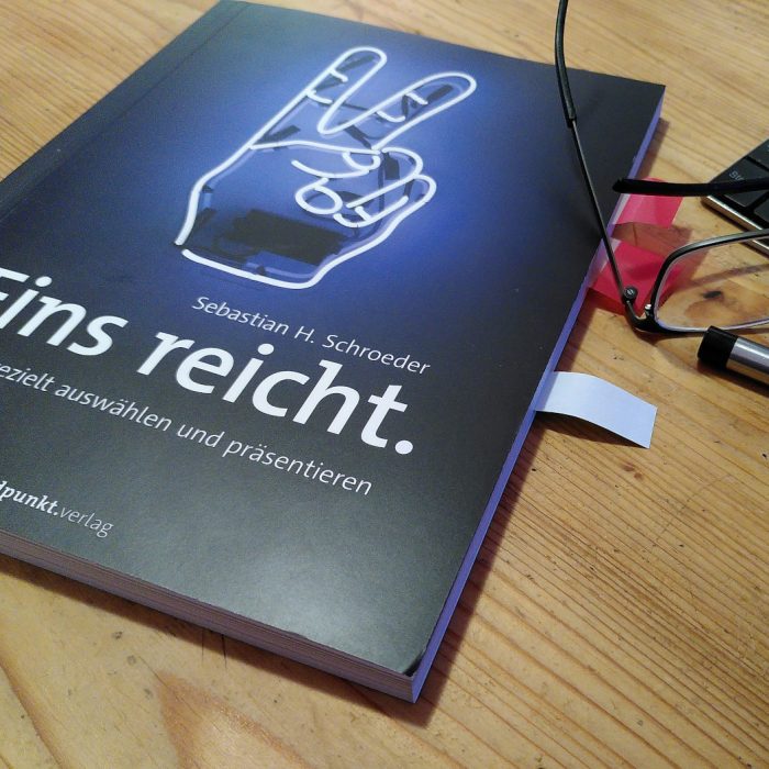 Eins reicht! Buchcoverfoto