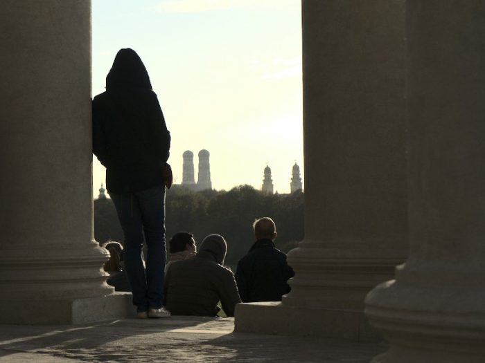 Blick vom Münchner Monopteros